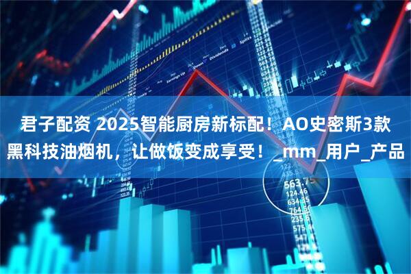 君子配资 2025智能厨房新标配！AO史密斯3款黑科技油烟机，让做饭变成享受！_mm_用户_产品